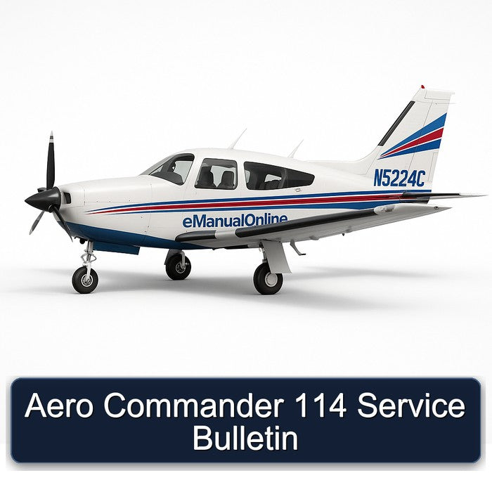 Aero Commander 114 Service Repair Workshop Manual PDF