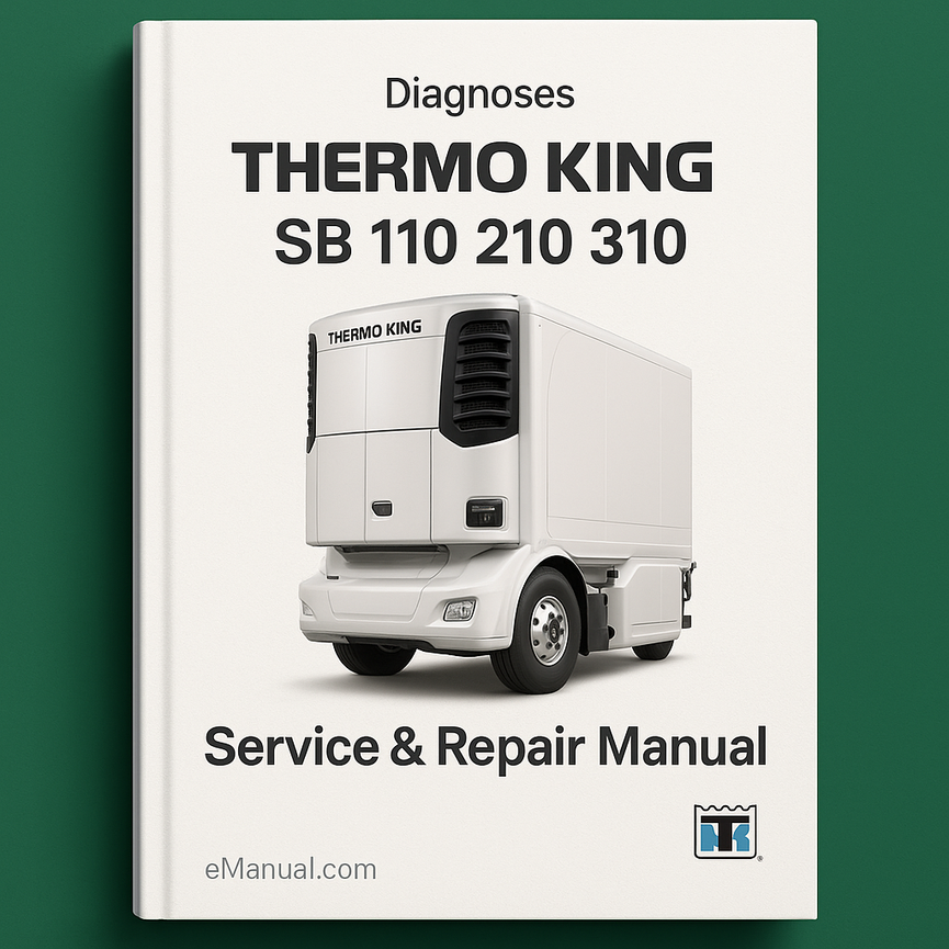 Thermo King Diagnoses Service Repair Manual SB 110 210 310 SLX200