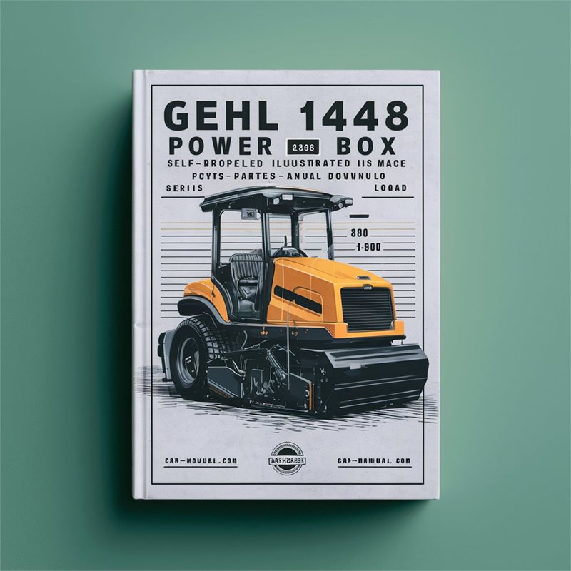 Gehl 1438 1448 Power Box Self-propelled Paver Illustrated Master (serial Numbers 18100 Before) Parts Catalog PDF