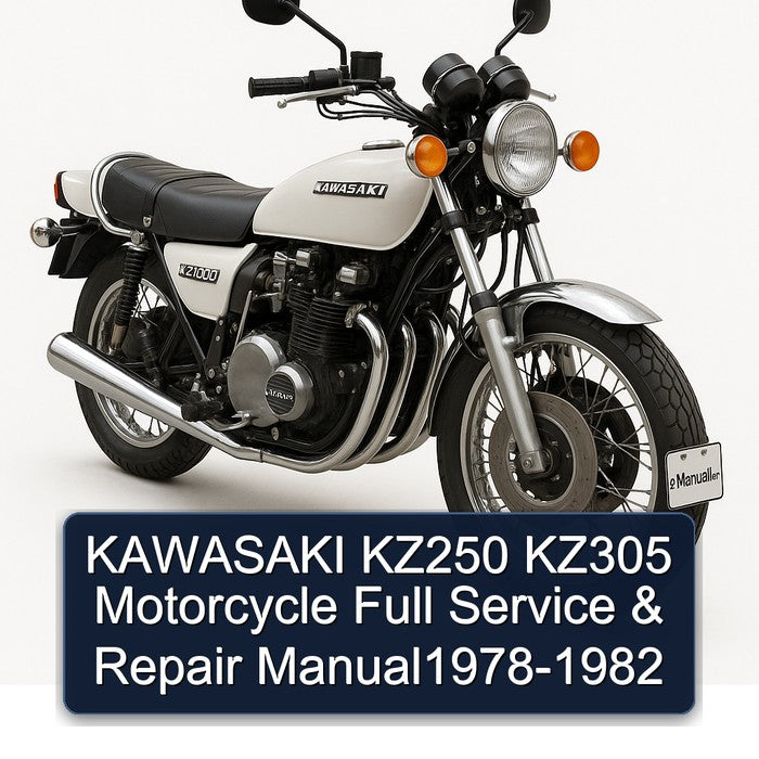 1982 Kawasaki KZ Series KZ250 KZ305 Motorcycle Manual1978 Service Repair Workshop Manual PDF