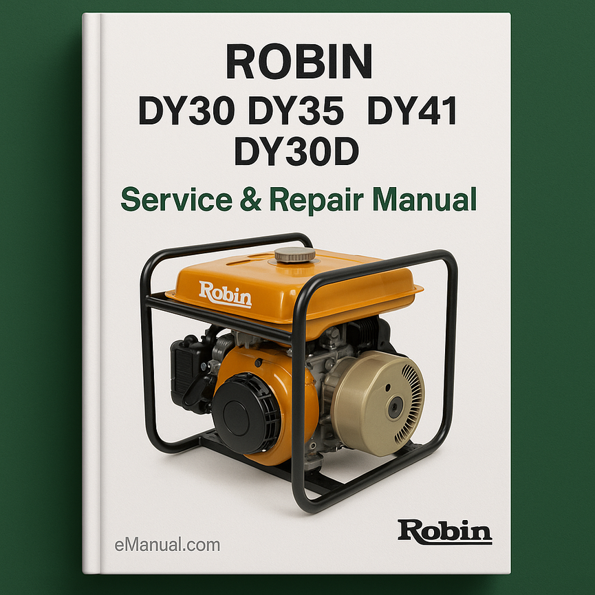 Robin DY30 DY35 DY41 DY30D Service Repair Manual