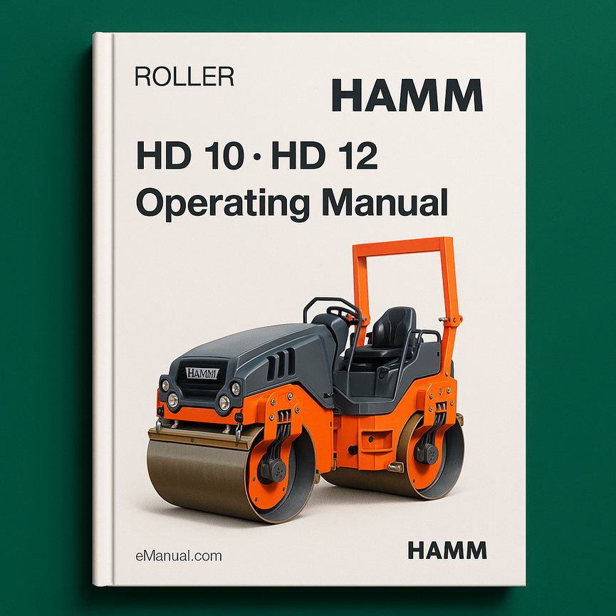Hamm HD10 HD12 operating Manual