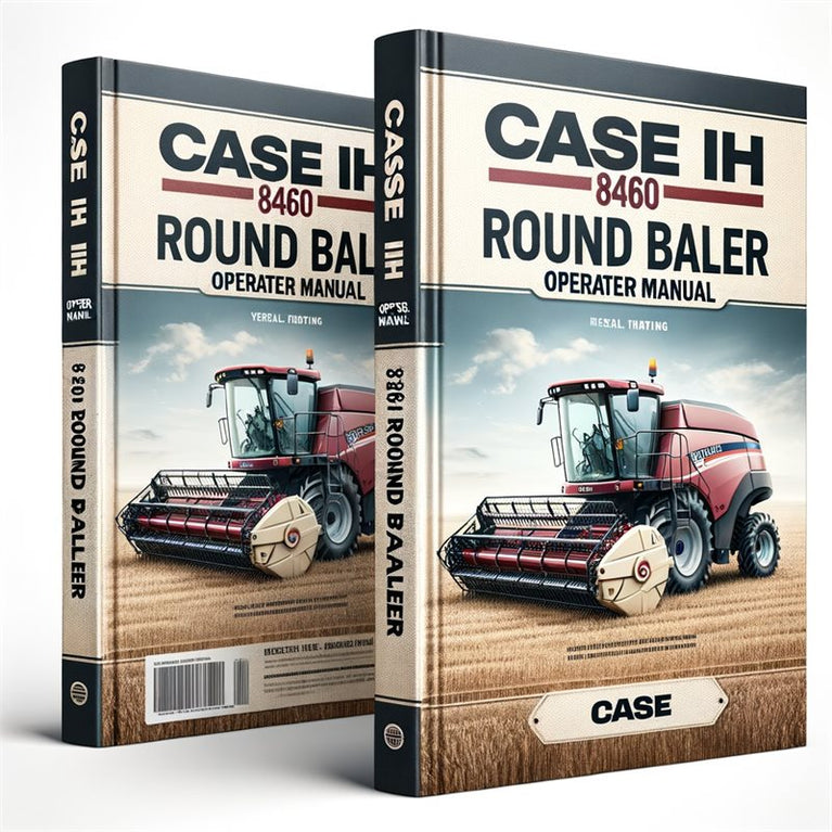 Case IH 8460 Round Baler Operators 3 Operator's Manual PDF