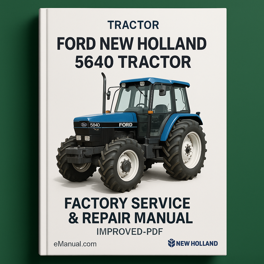 Ford New Holland 5640 Tractor Factory Service Repair Manual-Improved-PDF