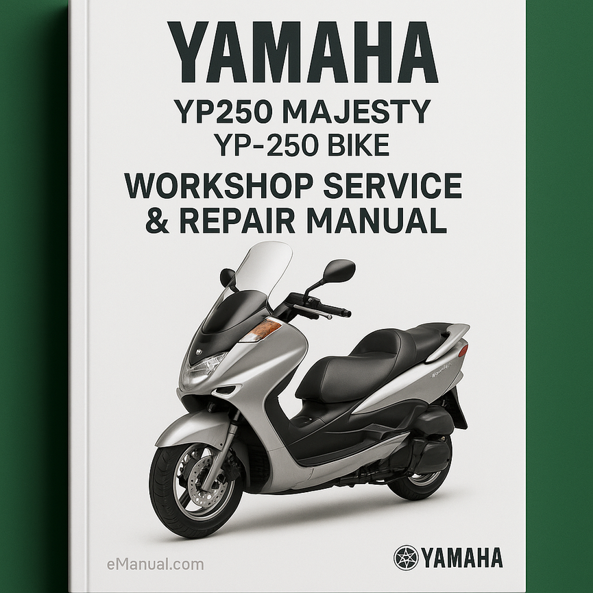 Yamaha YP250 MAJESTY YP-250 BIKE Workshop Service Repair Manual