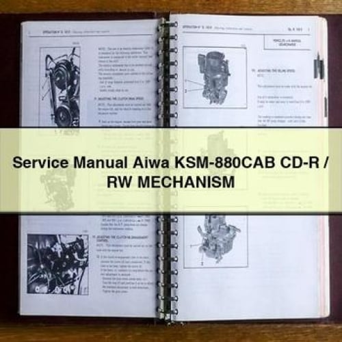 Service Manual Aiwa KSM-880CAB CD-R / RW MECHANISM