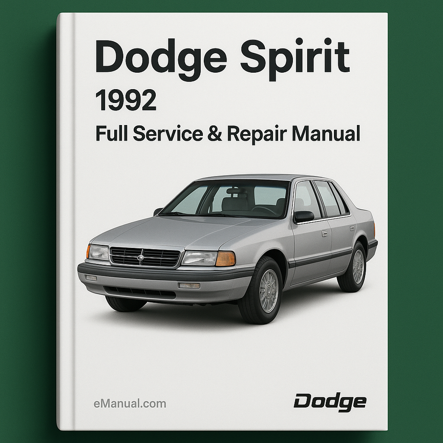 Dodge Spirit 1992 Full Service Repair Manual