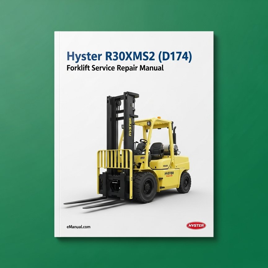 Hyster R30XMS2 (D174) Forklift Service Repair Manual