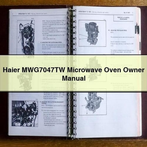 Haier MWG7047TW Microwave Oven Owner Manual