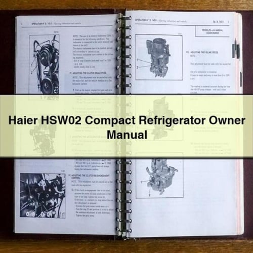 Haier HSW02 Compact Refrigerator Owner Manual