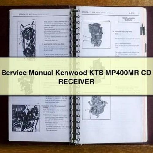 Service Manual Kenwood KTS MP400MR CD Receiver