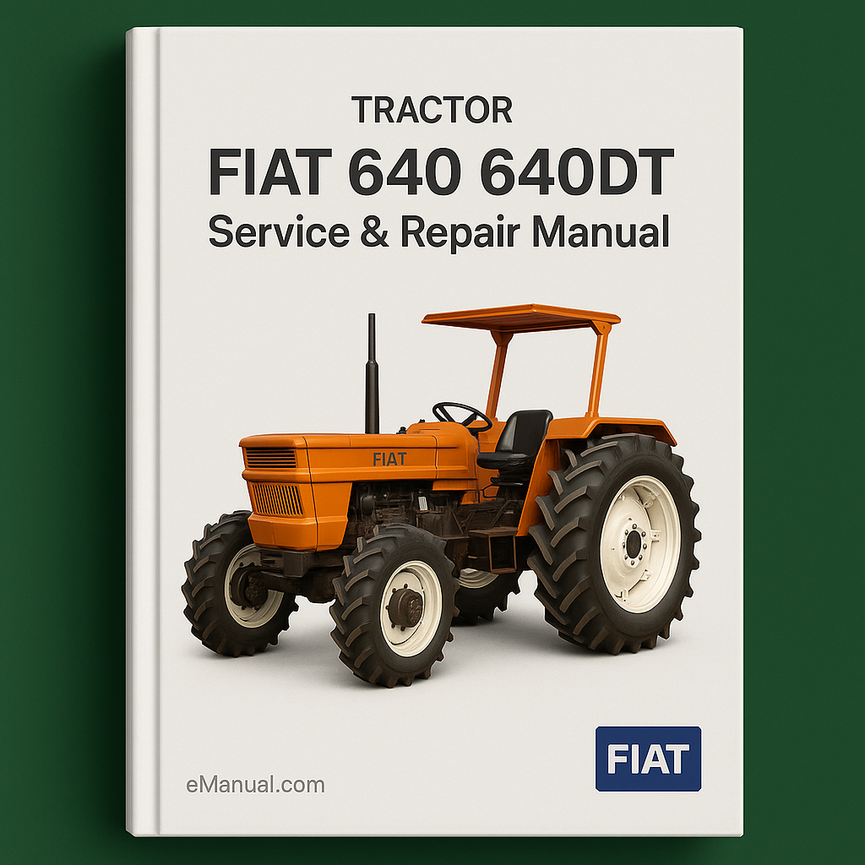 Fiat 640 640DT tractor Service Repair Manual