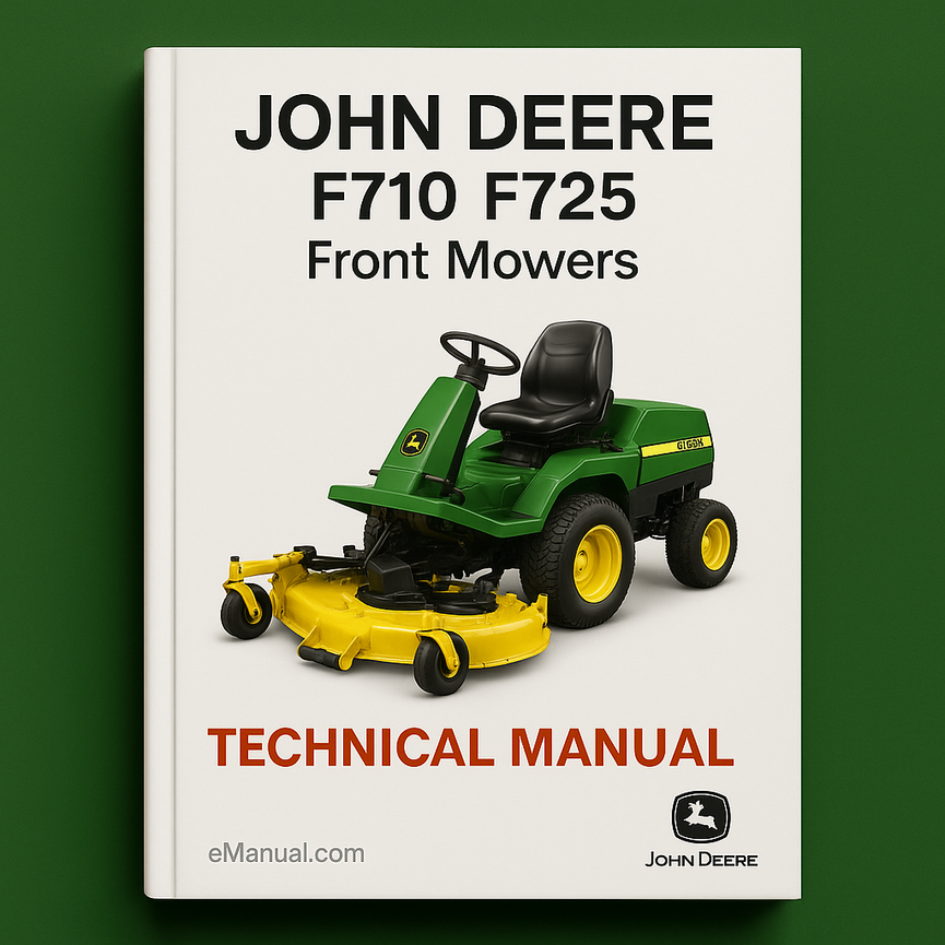 John Deere F710 F725 Front Mowers Technical Manual