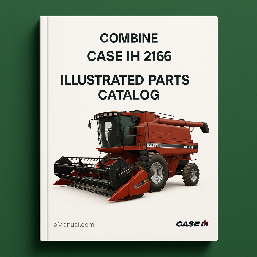 Combine Case Ih 2166 Illustrated Parts Manual Catalog