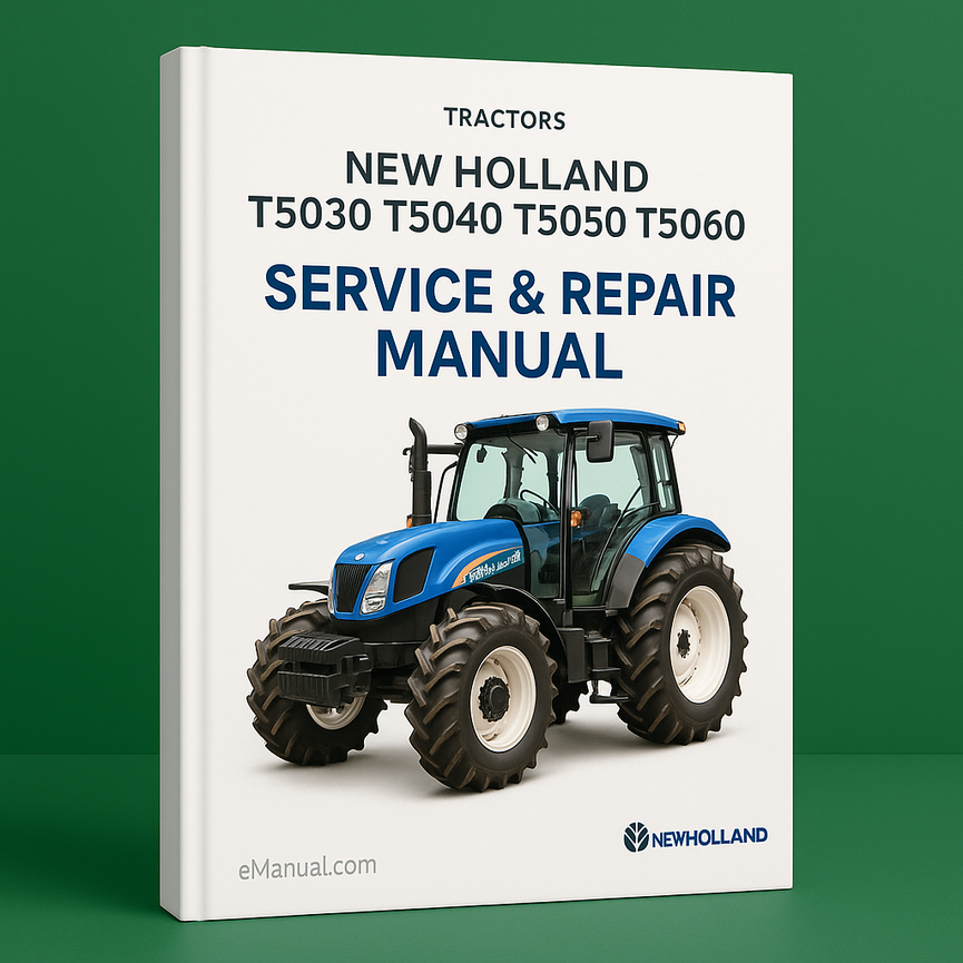New Holland T5030 T5040 T5050 T5060 Tractors Service Repair Manual