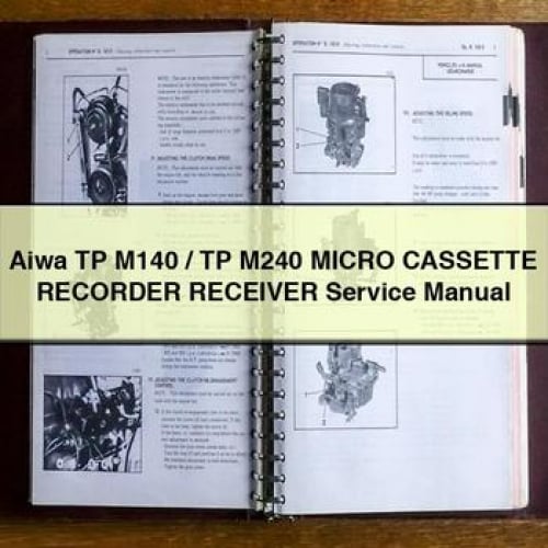 Aiwa TP M140 / TP M240 MICRO CASSETTE RECORDER Receiver Service Manual