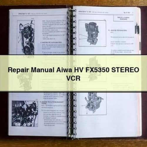 Repair Manual Aiwa HV FX5350 Stereo VCR