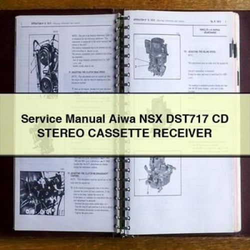 Service Manual Aiwa NSX DST717 CD Stereo CASSETTE Receiver