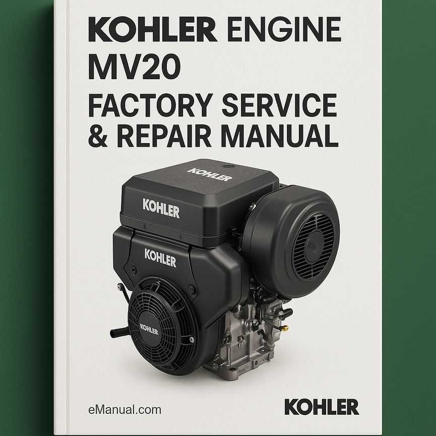 Kohler Engine MV20 Factory Service Repair Manual