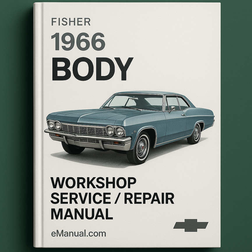1966 Manual de Servicio/Reparación del Taller Fisher BODY