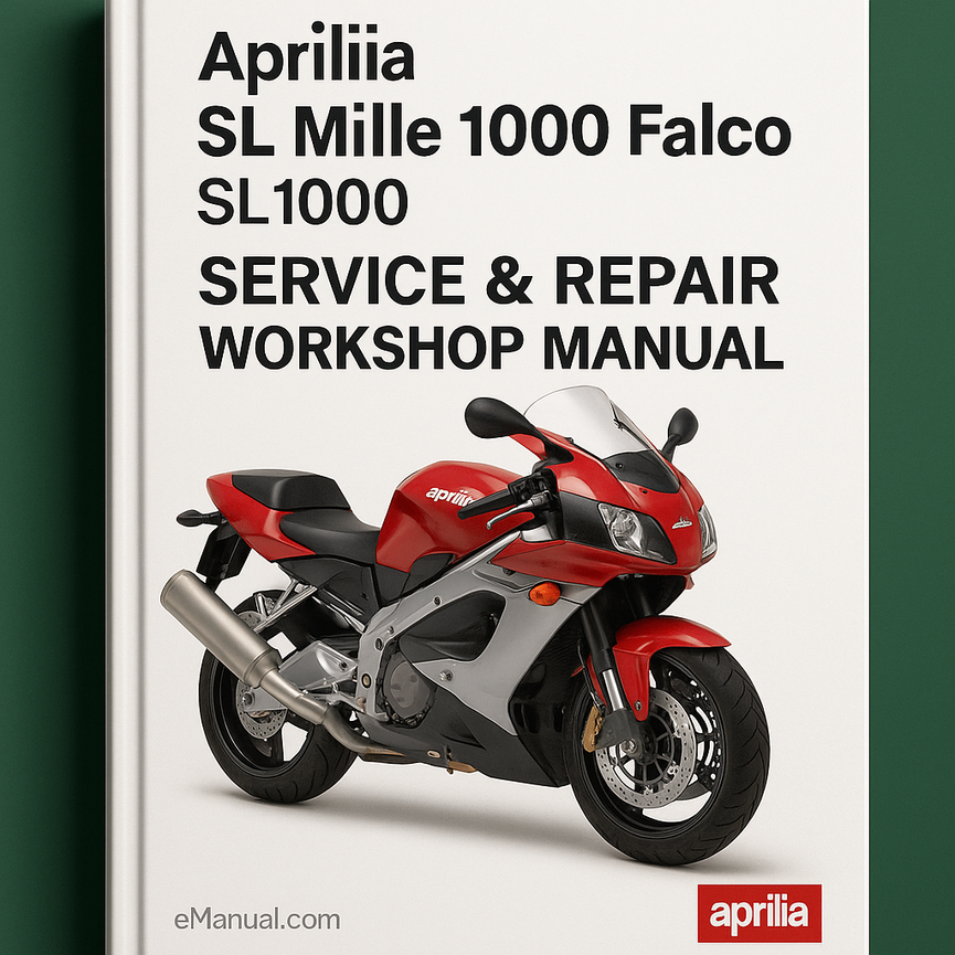 Aprilia SL Mille 1000 Falco SL1000 Service Repair Workshop Manual