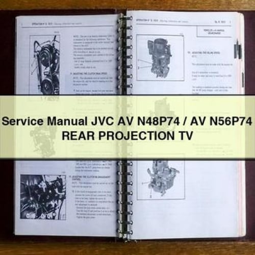 Service Manual JVC AV N48P74 / AV N56P74 Rear PROJECTION TV