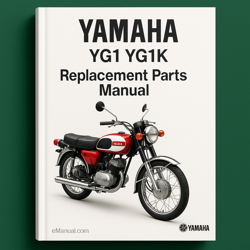 Yamaha YG1 YG1K Replacement Parts Manual