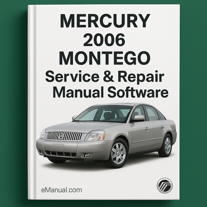 2006 Mercury Montego Service & Repair Manual Software