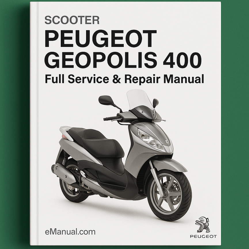 PEUGEOT GEOPOLIS 400 Scooter Full Service & Repair Manual