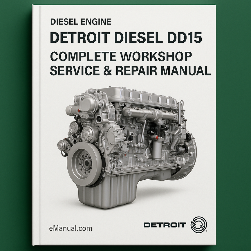 Detriot Diesel DD15 Diesel Engine Complete Workshop Service Repair Manual