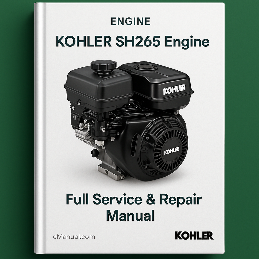 Kohler SH265 Engine Full Service Repair Manual
