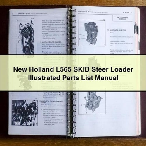 NEW Holland L565 SKID STEER Loader ILLUSTRATED Parts List Manual