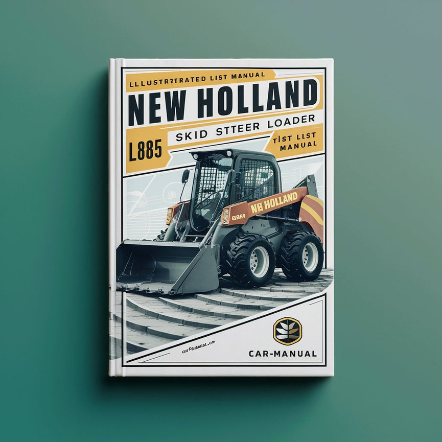 NEW Holland L885 SKID STEER Loader ILLUSTRATED Parts List Manual