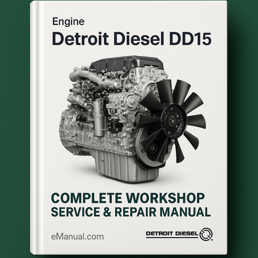 Detroit Diesel DD15 DD 15 Engine Complete Workshop Service Repair Manual