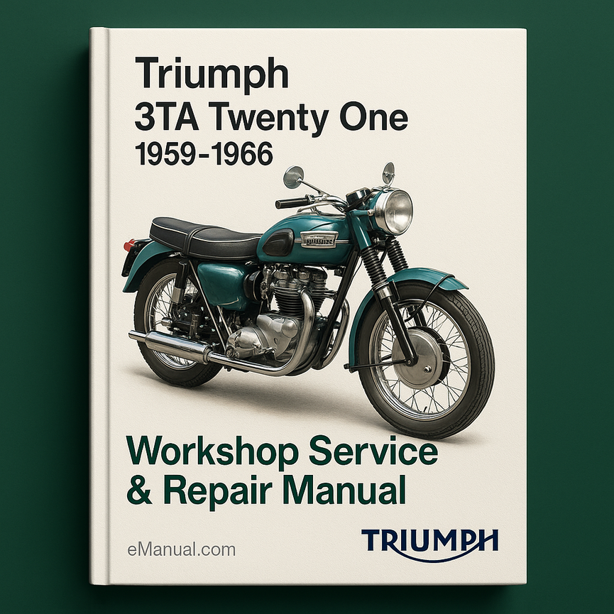 Triumph 3TA Twenty One 1959-1966 Workshop Service Repair Manual