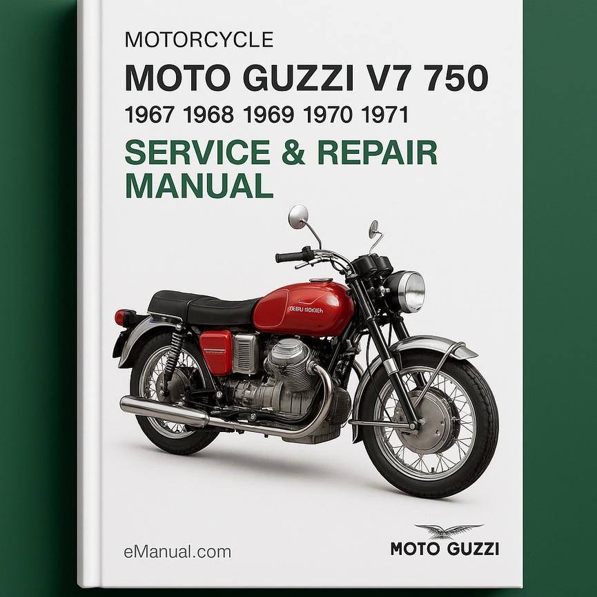 Moto Guzzi V7 750 1967 1968 1969 1970 1971 Service Repair Manual