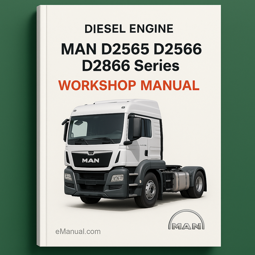 Man D2565 D2566 D2866 Series Diesel Engine Factory Service and Repair Workshop Manual