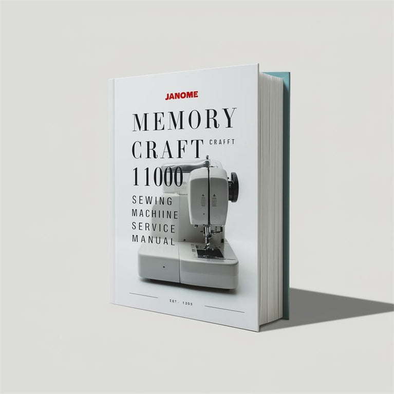 Scara Robots Janome Memory Craft 11000 Sewing Machine Service Repair Workshop Manual PDF