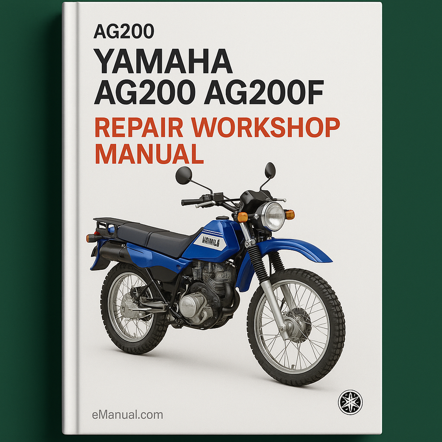 Yamaha AG200 AG 200 F Repair Repair Workshop Manual