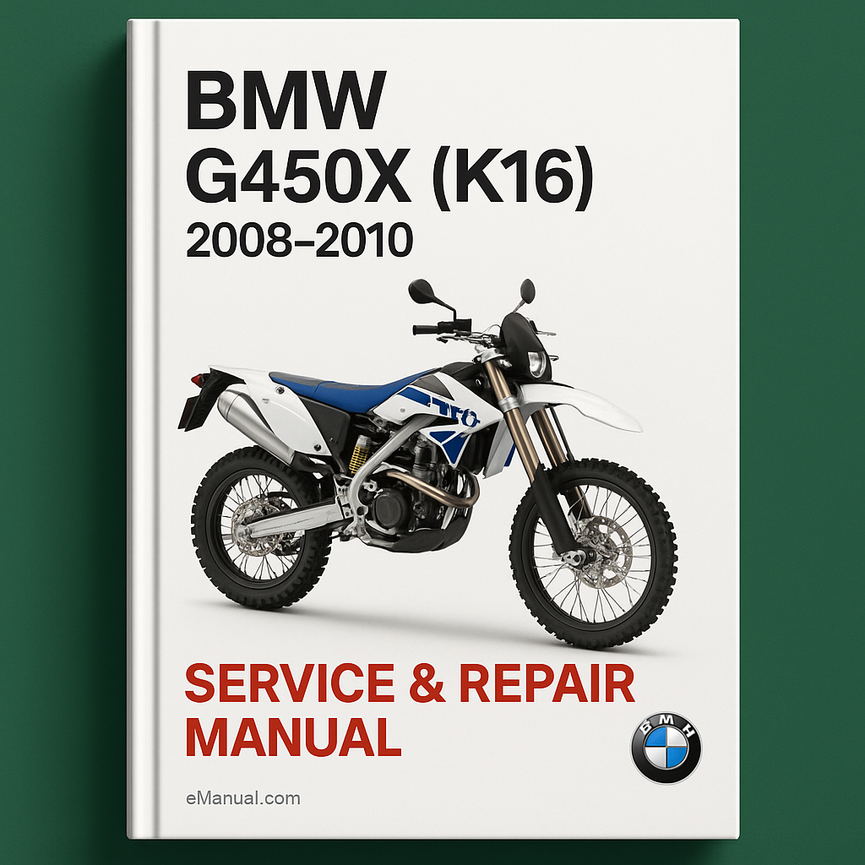 BMW G450X (K16) 2008-2010 Service Repair Manual