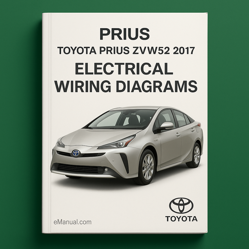 Toyota Prius ZVW52 2017 EWD electrical wiring diagrams