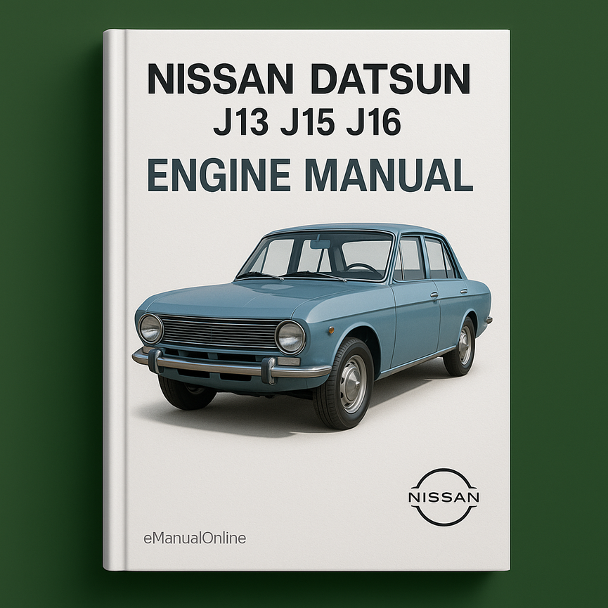 Nissan Datsun Engine Manual J13 J15 J16 Workshop Service