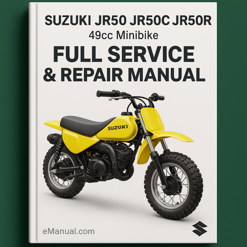 Suzuki Jr50 Jr50c Jr50r 49cc Minibike Full Service Repair Manual