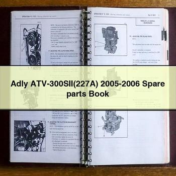 Adly ATV-300SII(227A) 2005-2006 Spare parts Book