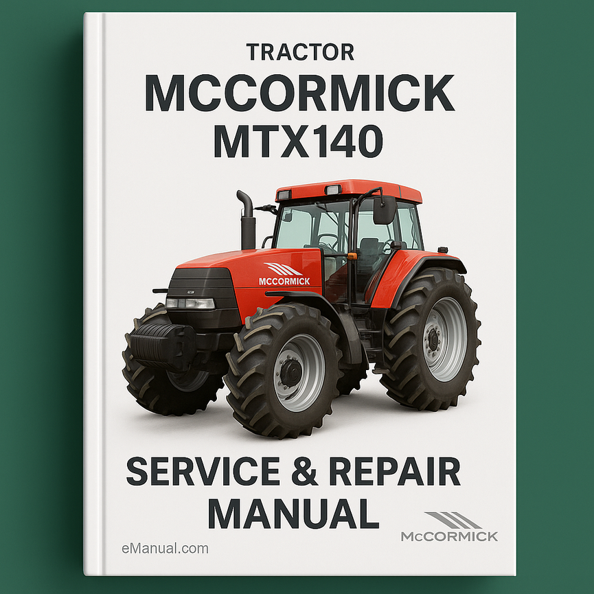 MCCORMICK MTX140 MTX 140 Tractor Service Repair Manual