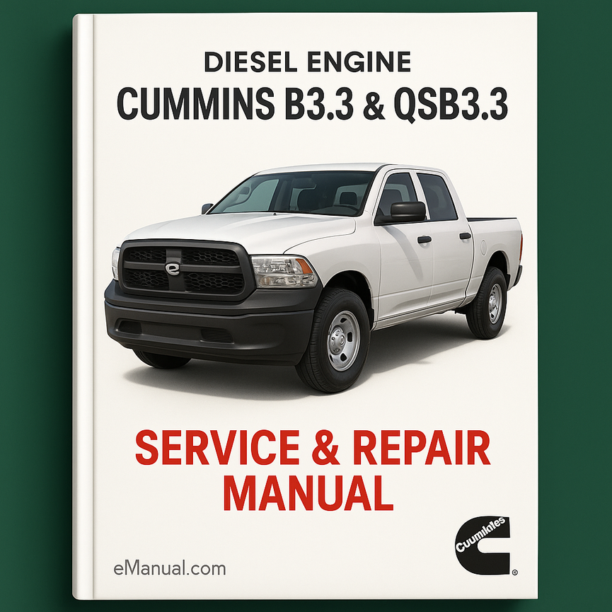Cummins B3.3 & QSB3.3 Diesel Engine Service Repair Manual