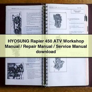 HYOSUNG Rapier 450 ATV Workshop Manual Repair Manual Service Manual download