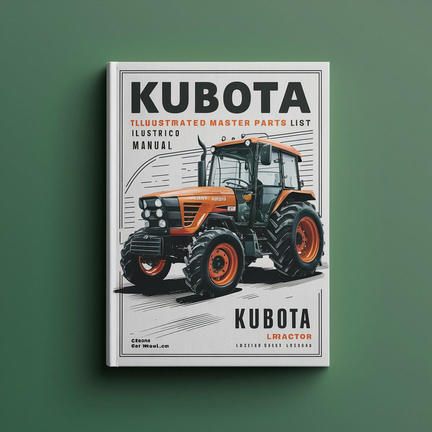 Kubota L2850F Tractor Illustrated Master Parts List Manual