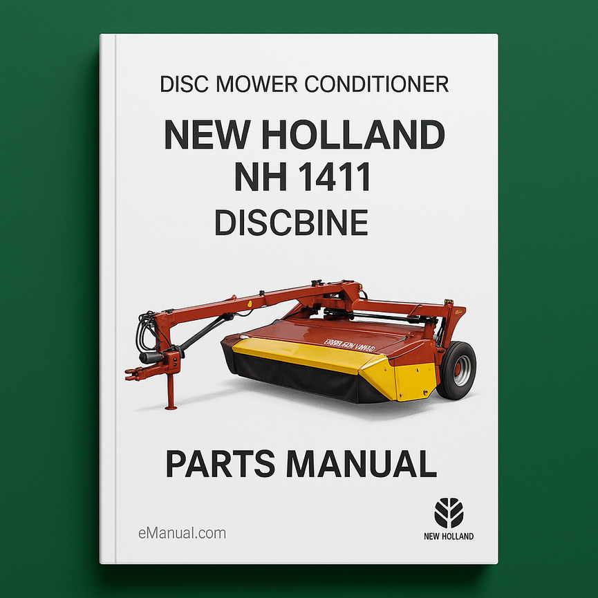 New Holland NH 1411 DISC Mower CONDITIONER DISCBINE Parts Manual 55141110NF