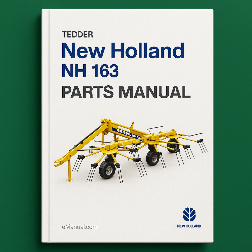 New Holland NH 163 TEDDER Parts Manual 5016311NF
